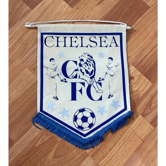 Vintage‎ Chelsea Soccer Banner - Picture 1 of 2